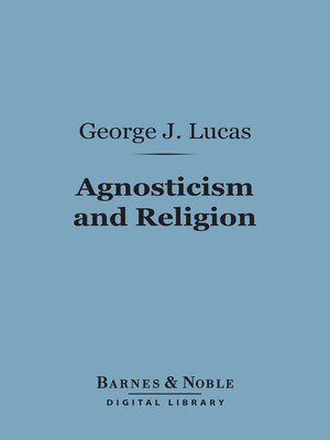 cover image of Agnosticism and Religion (Barnes & Noble Digital Library)